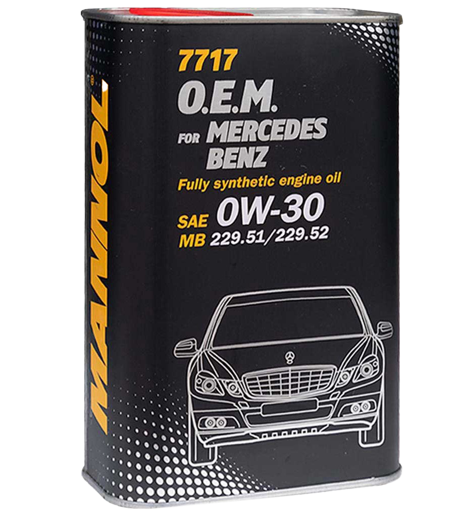 Моторное масло Mannol 7717 O.E.M. for Mercedes Benz 0W30, 1л